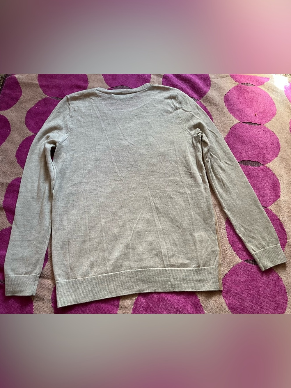 Ann Taylor LOFT Lightweight Colorblock Beaded Knit Sweater - Picture 4 of 16